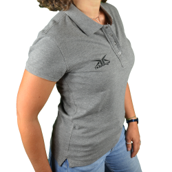 Polo GRIS femme